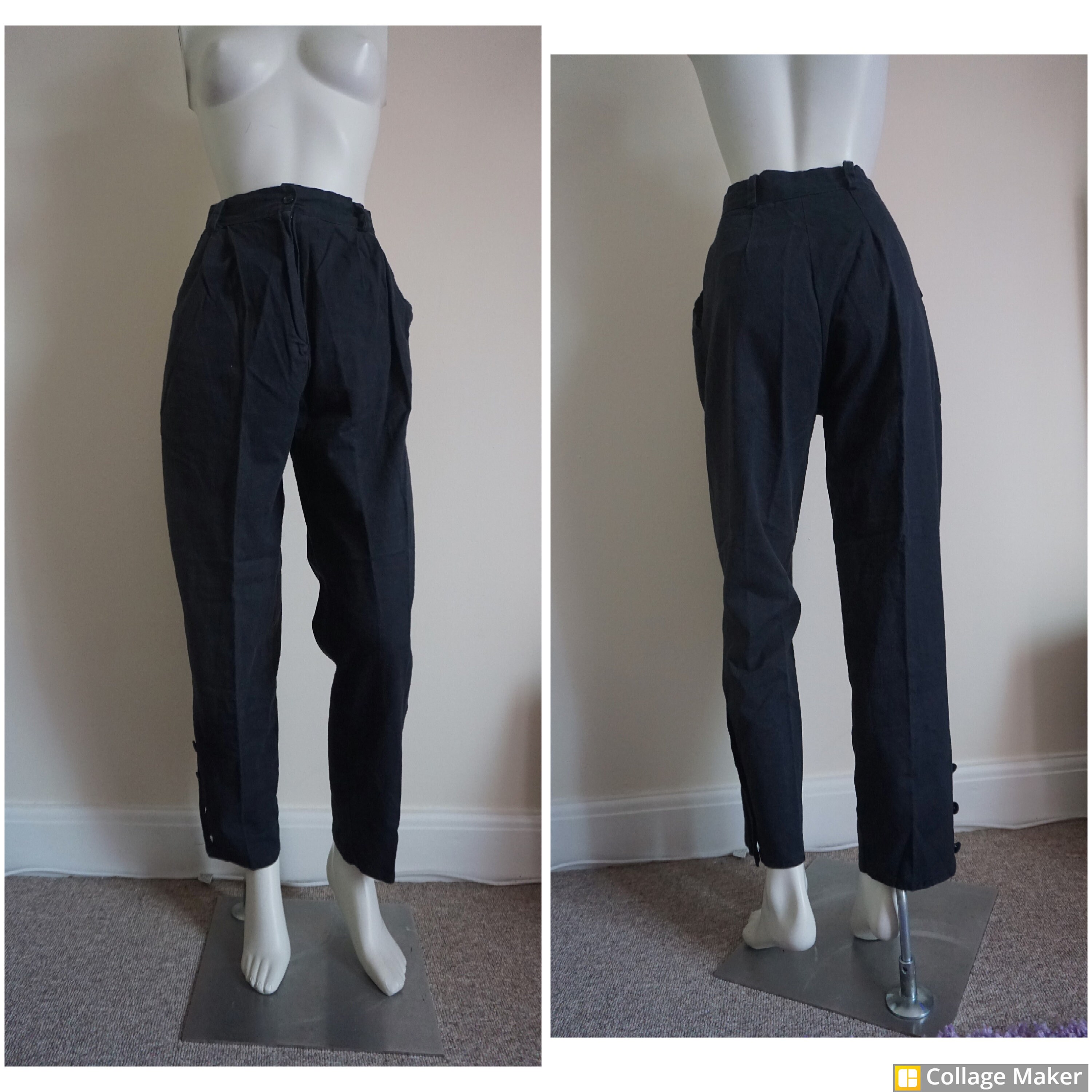 High Waisted Trousers - Etsy