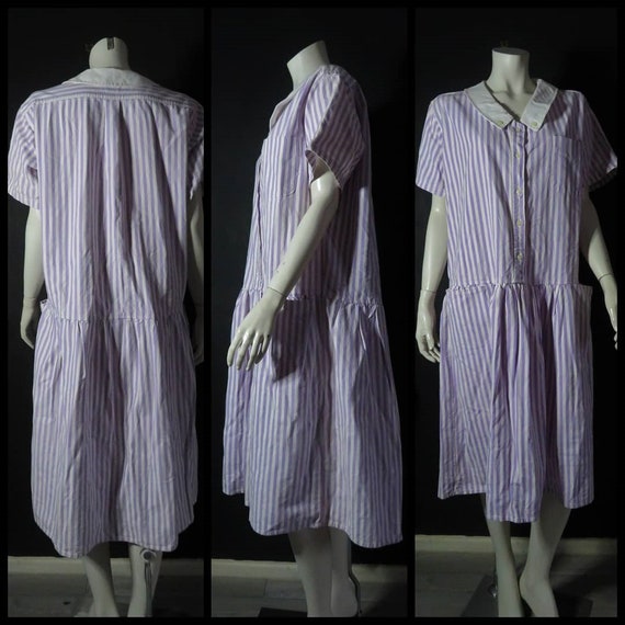 Vintage 1980's/90's Chipie Denim Oversized Smock D