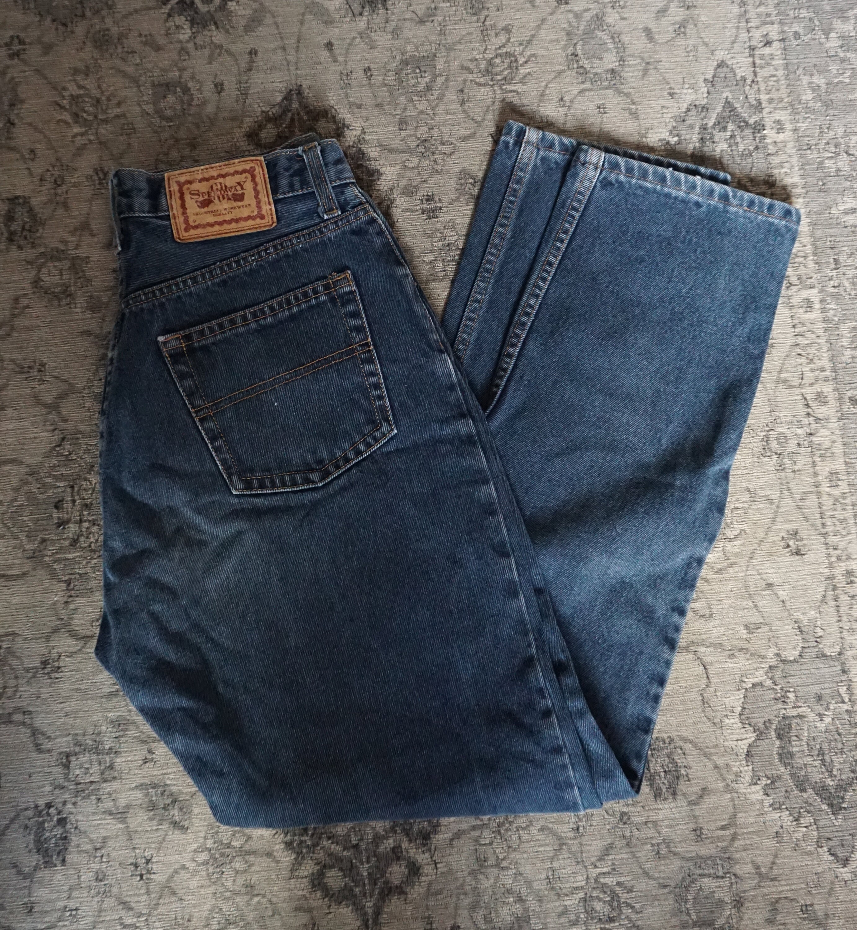 90s Vintage Relaxed Fit NY Jeans Womens Size 12 Waist 32 High Waist
