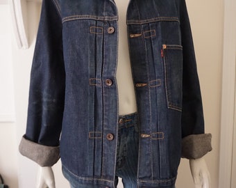 Vintage 1990's Levi's Denim Trucker Jacket 70501 04 S - Etsy