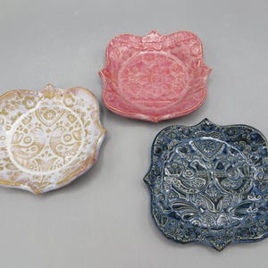 Trinket dish; Jewelry dish; Tea bag holder