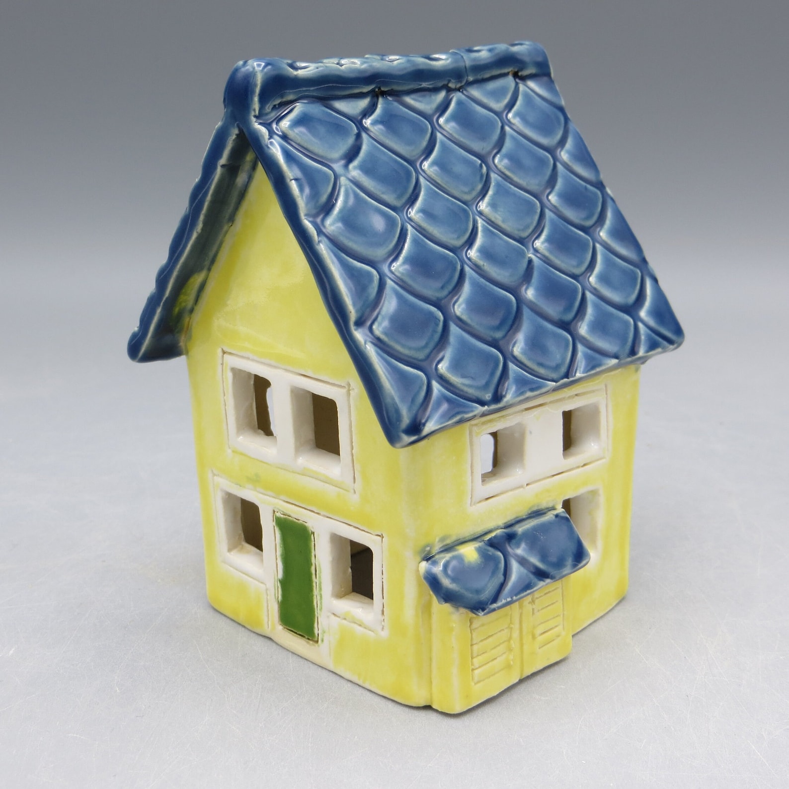 Small Ceramic Houses Tea Light Houses Fairy Houses Etsy
