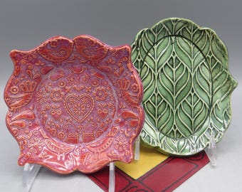 Trinket dish; Jewelry dish; Tea bag holder