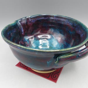 Batter Bowl; Mixing Bowl; Medium Pottery Bowl; Medium Pottery Bowl with handle