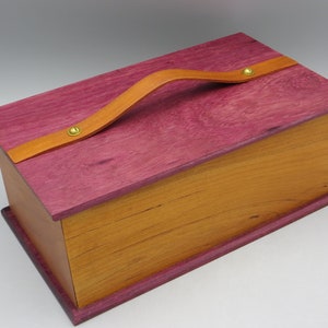 Handmade Wooden Box; Decorative Box; Wood Box; Tabletop Decor