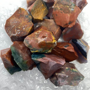 Large Bloodstone Raw Stone, Bloodstone Raw Stones, Healing Heliotrope Crystals, Soulshine Stoneworks, Heliotrope Gemstone image 3