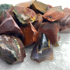 Large Bloodstone Raw Stone, Bloodstone Raw Stones, Healing Heliotrope Crystals, Soulshine Stoneworks, Heliotrope Gemstone image 6