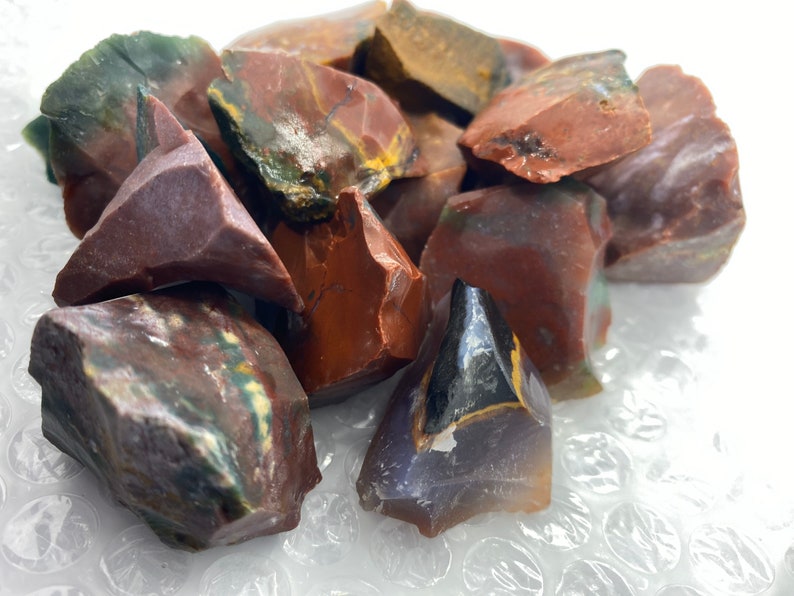 Large Bloodstone Raw Stone, Bloodstone Raw Stones, Healing Heliotrope Crystals, Soulshine Stoneworks, Heliotrope Gemstone image 6