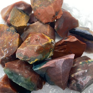 Large Bloodstone Raw Stone, Bloodstone Raw Stones, Healing Heliotrope Crystals, Soulshine Stoneworks, Heliotrope Gemstone image 5