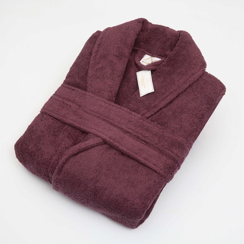 550GSM Luxury 100% Egyptian Cotton Terry Towelling Bath Robe Bathrobe ...
