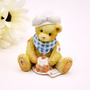 Age 3 Three Cheers for You by Enesco Mini Teddy Bear Collectible Vintage Mini Figurines Cherished Teddies Bear Figurines