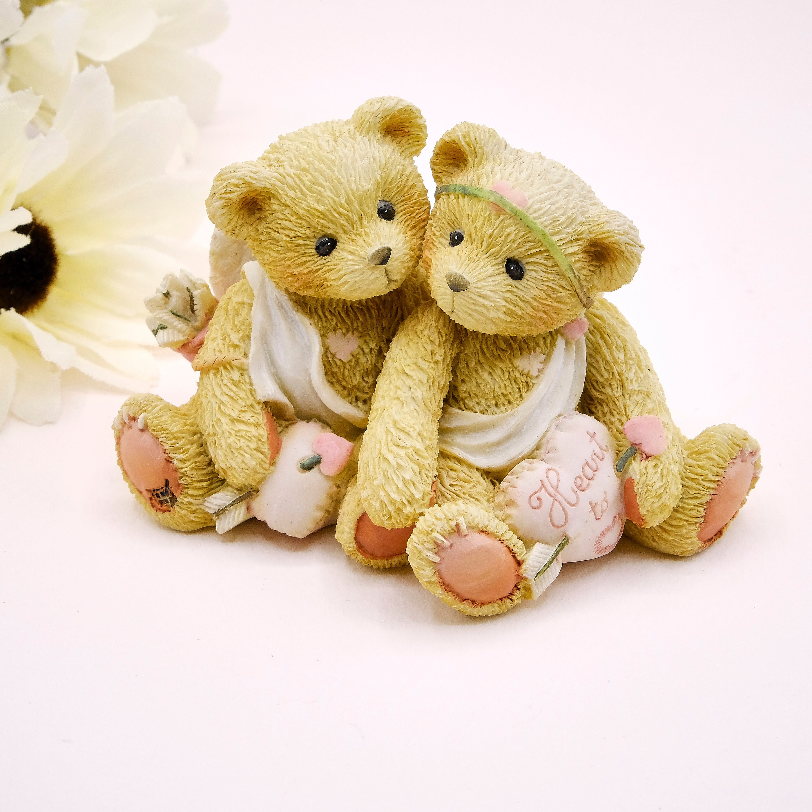Age 3 Three Cheers for You by Enesco Mini Teddy Bear Collectible Vintage Mini Figurines Cherished Teddies Bear Figurines