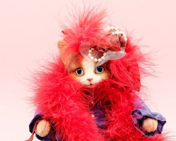 vintage cat doll