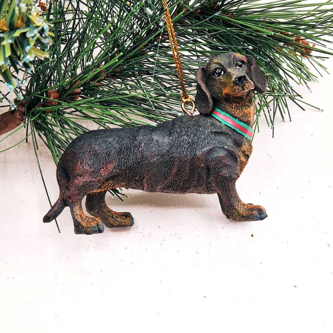 Vintage Dog Ornament, Dachshund Pet Ornament, Cute Dog Christmas Etsy