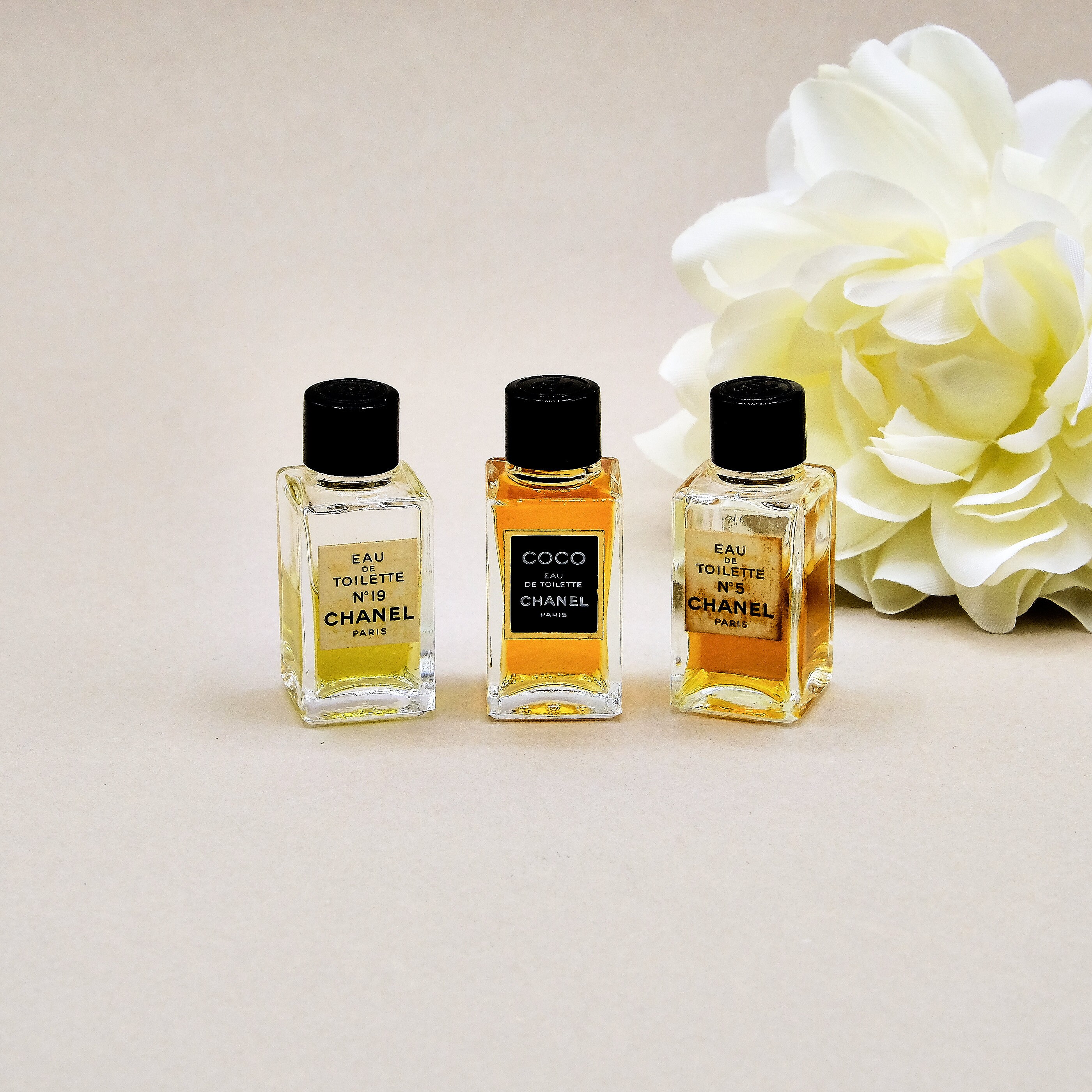 Vintage Chanel Mini Perfume Bottle Set Of 3 Sample Bottles Etsy
