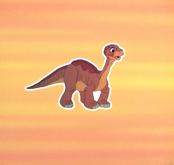 Littlefoot Dinosaur Sticker WATERPROOF/UV RESISTANT | Etsy