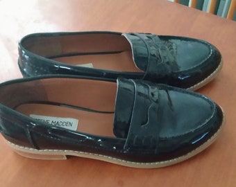 Steven Madden Patent Leather Loafers