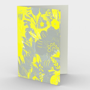 Cartes de souhaits gris ensoleillé