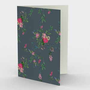 Cartes de souhaits Beauté profonde florale