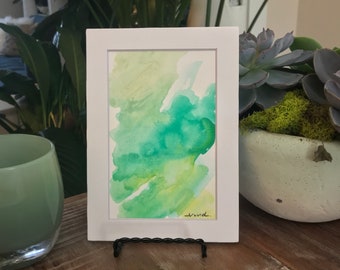 Breathe - Mini abstract painting