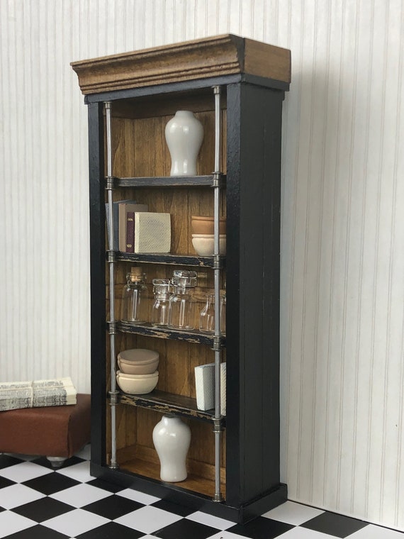 acrylic dollhouse bookcase