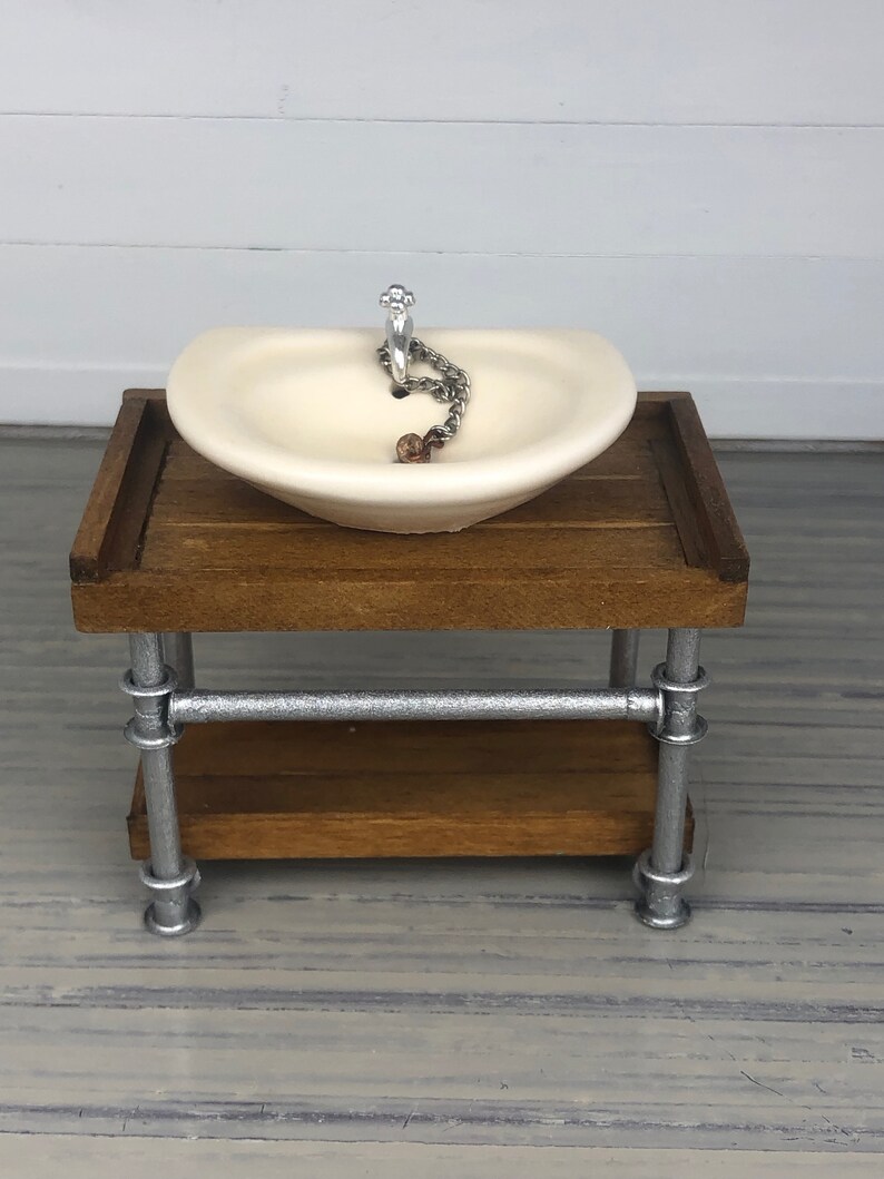 Miniature Bathroom Miniature Sink Dollhouse Sink Dollhouse Etsy