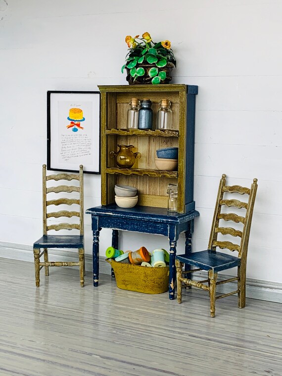 miniature dollhouse kitchen furniture