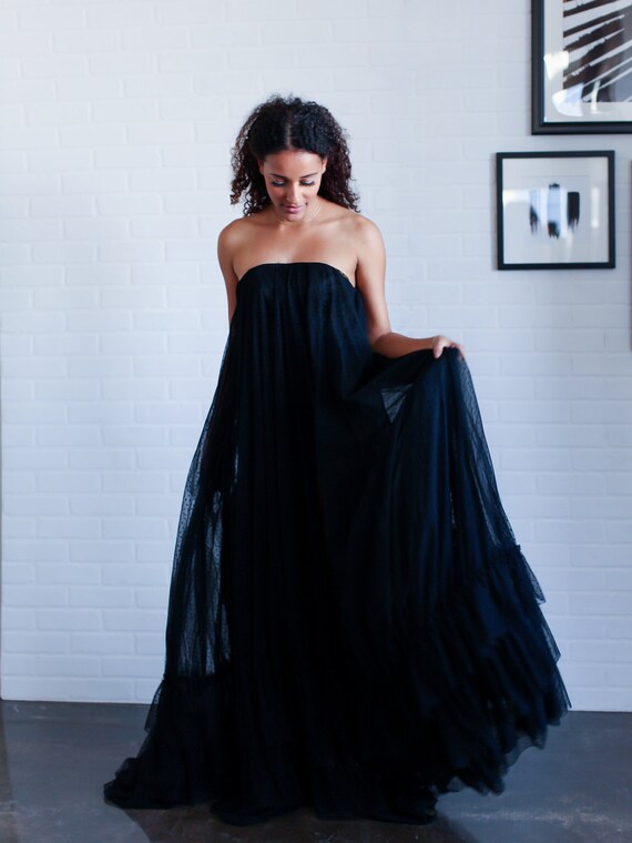 Dramatic Wedding Dress Ruffled Swiss Dot Wedding Gown Etsy