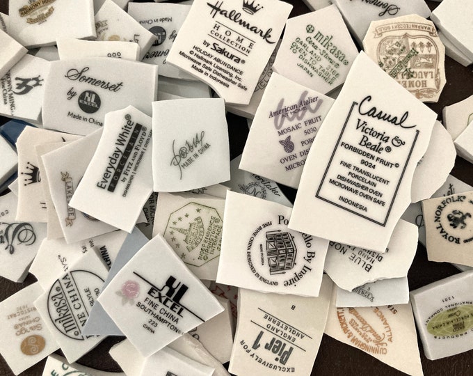 Zweisel Backstamp 75 Large and XL Full Backstamps for Mosaics (lot 90) - Etsy