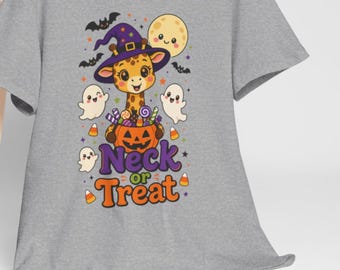 Giraffe Witch Halloween Shirt