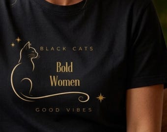 Bold Cat Lover T-Shirt | Minimal Graphic