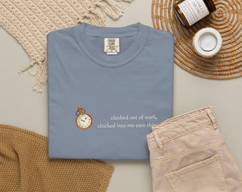 Clocked Into My Own Thing T-Shirt | vintage watch for the entrepreneur