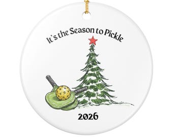 Es ist Zeit für eingelegten Weihnachtsbaumschmuck aus Keramik | Pickleball-Weihnachten 2026