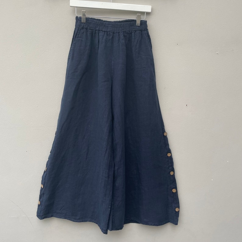 The Ginny Linen Trousers. Linen Clothing. image 10