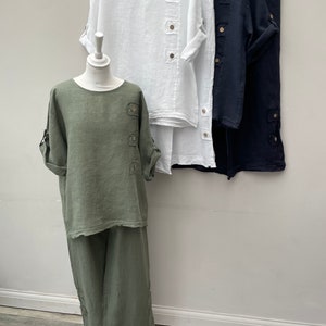 The Stella Linen Trousers. Linen clothing. image 8