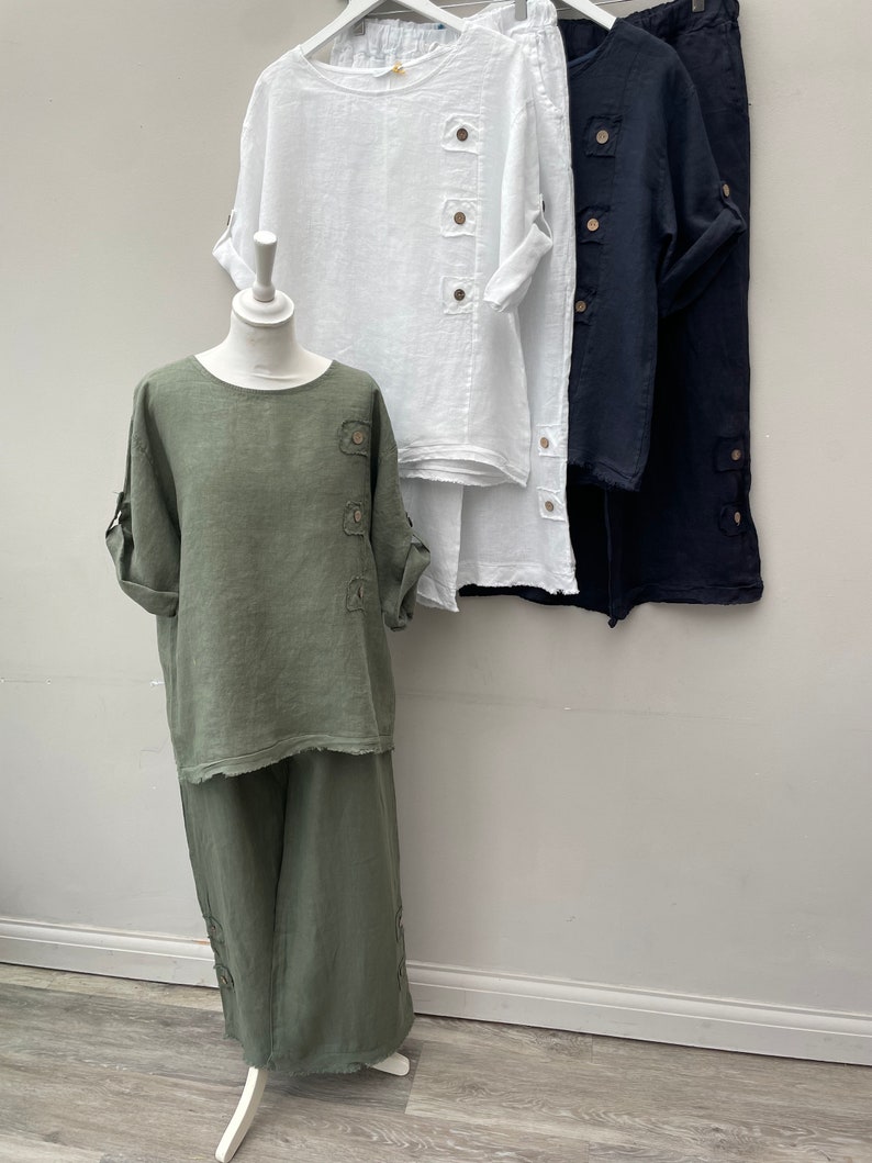 The Stella Linen Trousers. Linen clothing. image 8