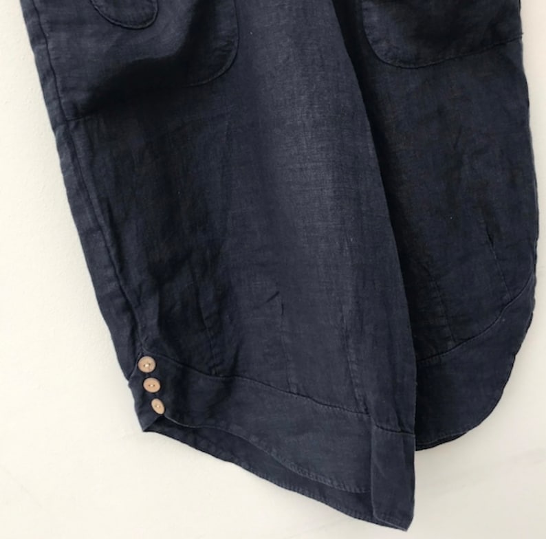 The Evie Linen Trousers. Linen Clothing. Made in Italy Etsy UK