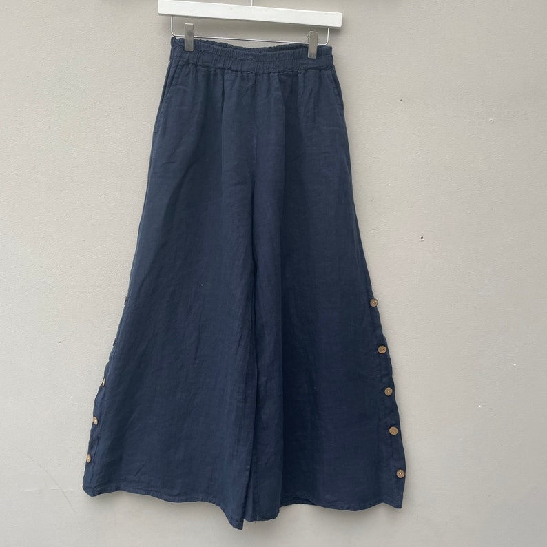 The Ginny Linen Trousers. Linen Clothing. image 5