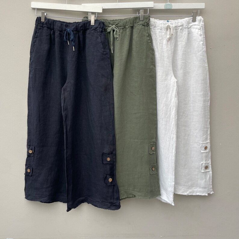 The Stella Linen Trousers. Linen clothing. image 2