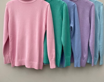 The Sophia Pastels Polo Knit