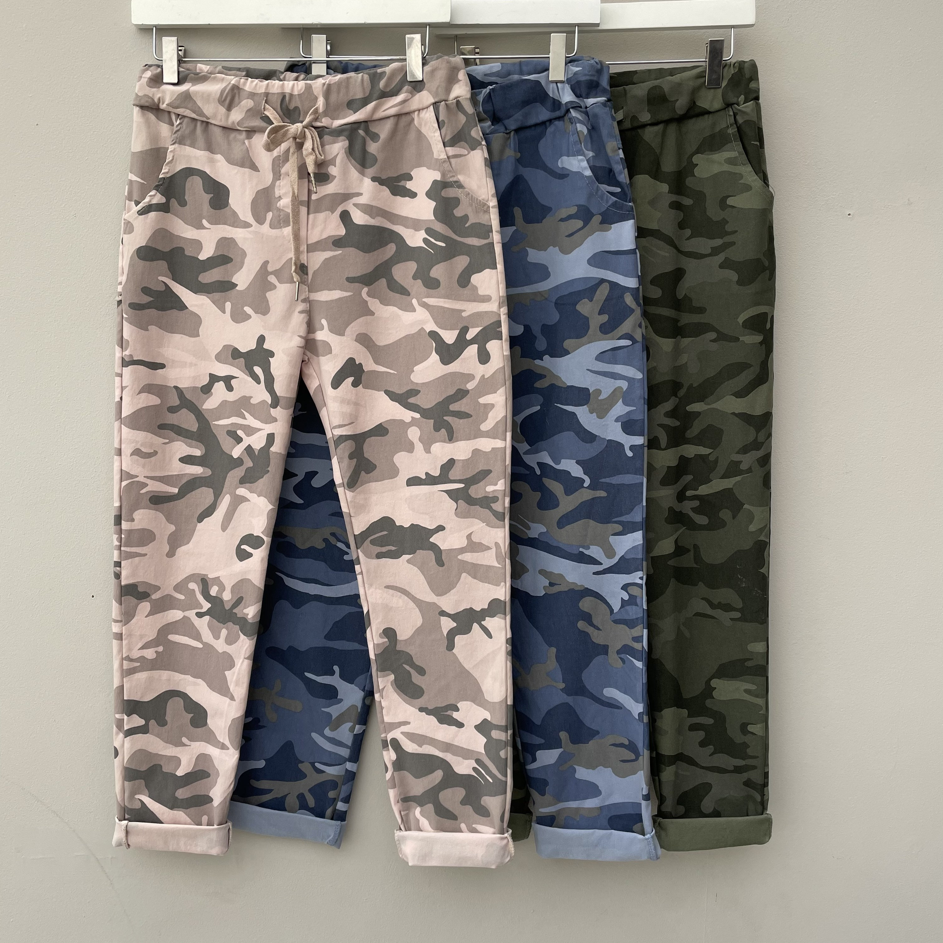 Urban Renewal Vintage Blue Camo Cargo Trousers  Urban Outfitters UK