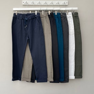 Mimi Magic Stretchy Trousers: UK Size 10-14, Drawstring Waist