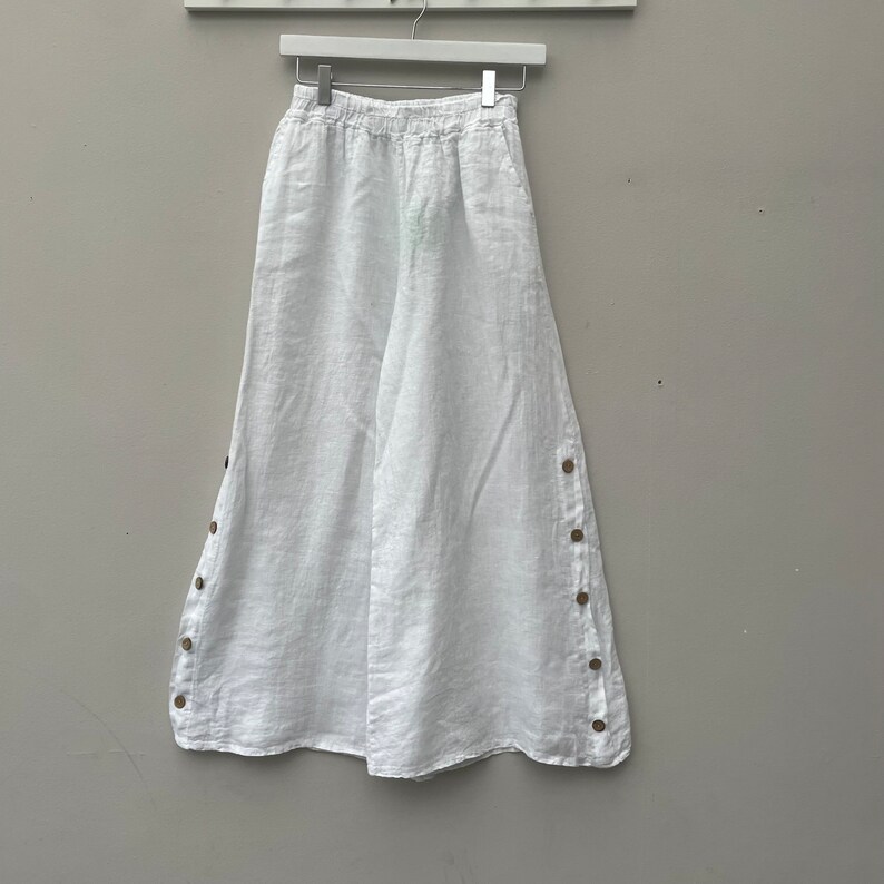 The Ginny Linen Trousers. Linen Clothing. image 6