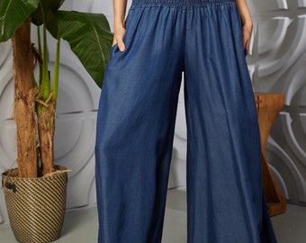 The Frieda Tencel Wide Leg Trousers.