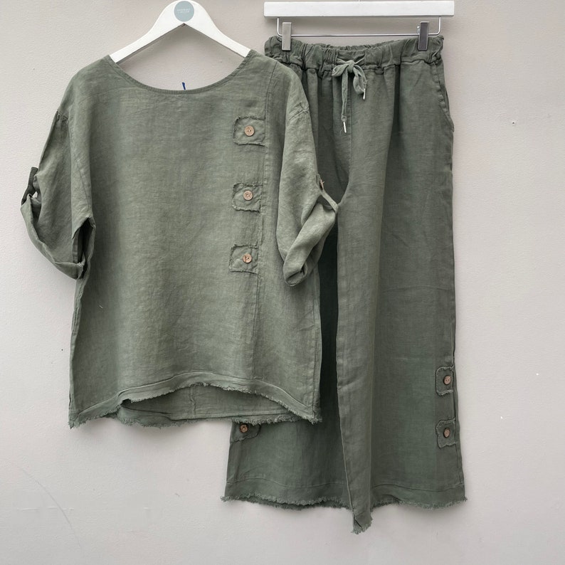 The Stella Linen Trousers. Linen clothing. image 6