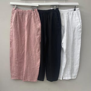 The Molly 100% Linen Trousers.