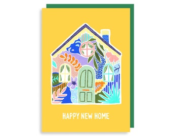 New Home Card, Moving, Congratulations, Occasion Card, Blank Card, You're Leaving