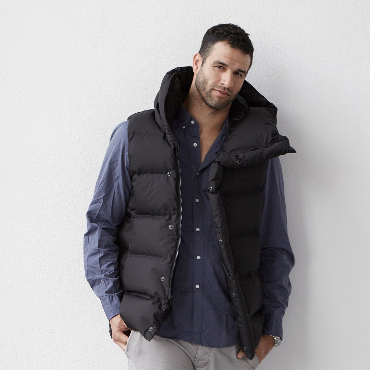 Sleeveless Premium Goose Down Coat 