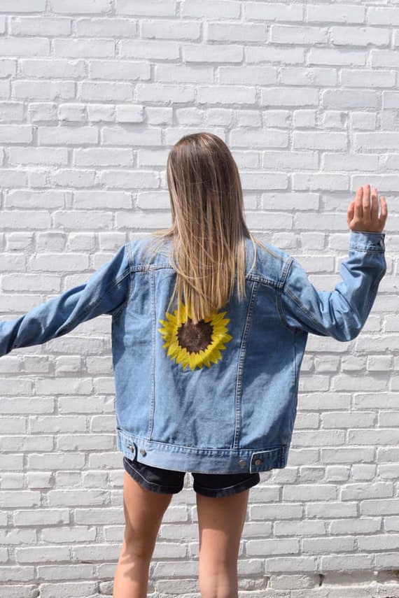 sunflower jean jacket