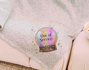 CUSTOM QUOTE BLANKET 50 x 60, cozy gifts for best friend, funny throw blanket for sofa, unique gifts for women who have everything, crystal